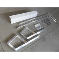 4'长凳套件与白色面板6'码头