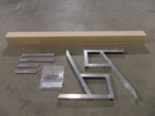 8'独立式长凳套件，米色面板