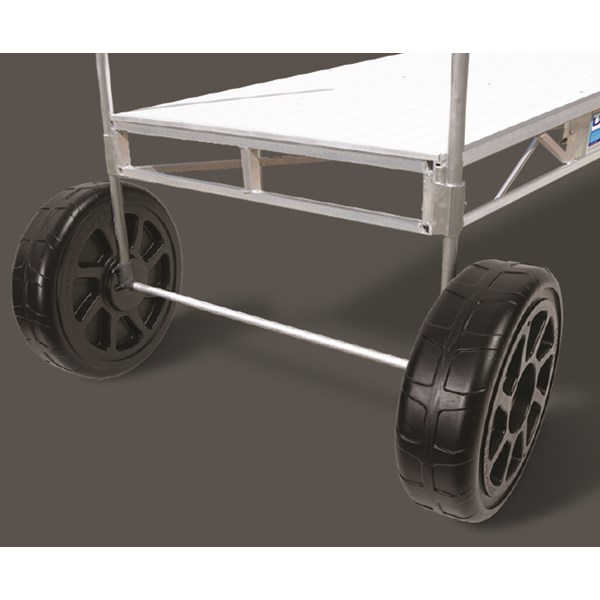 4' Ultra Shore End Helper Wheel With 5' Pipe