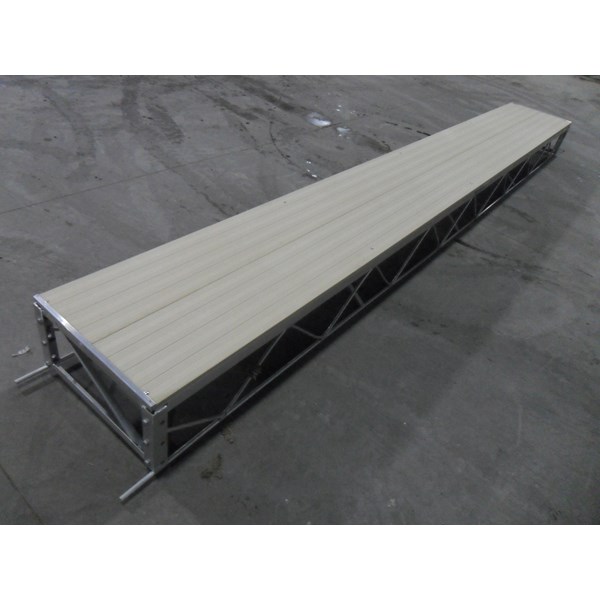 2'X16'双面扩展铝米色