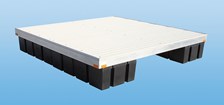 8'X8'游泳平台铝白色