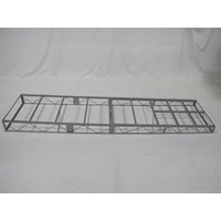 4'x16 '轮端只镀锌，没有甲板