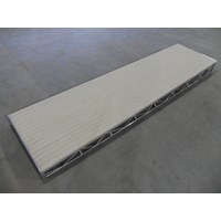4’x16’Shore End铝米色