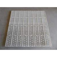 Vers-a-dock decking没有删除孔 -  thruflow白色