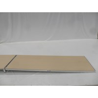 4'X12'斜铝米色铰链
