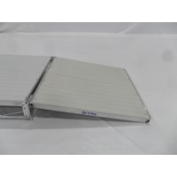 4'X4'斜铝白铰链