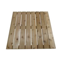 4'x4 '卷式船坞甲板面板雪松