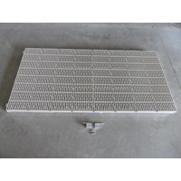 4'x8'vers-a-dock斜坡，铰链thruflow米色