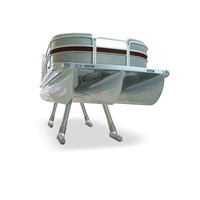 宽基础浮桥腿三倍